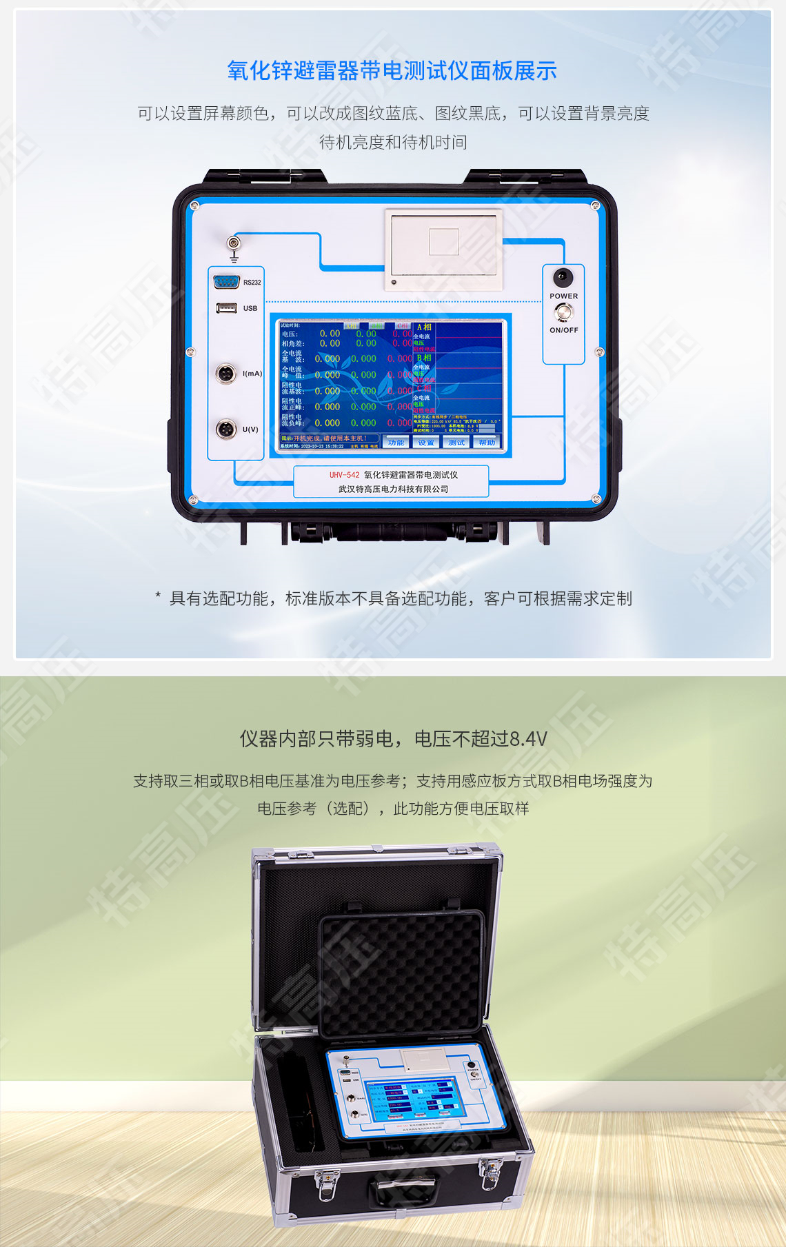 氧化鋅避雷器帶電檢測(cè)儀